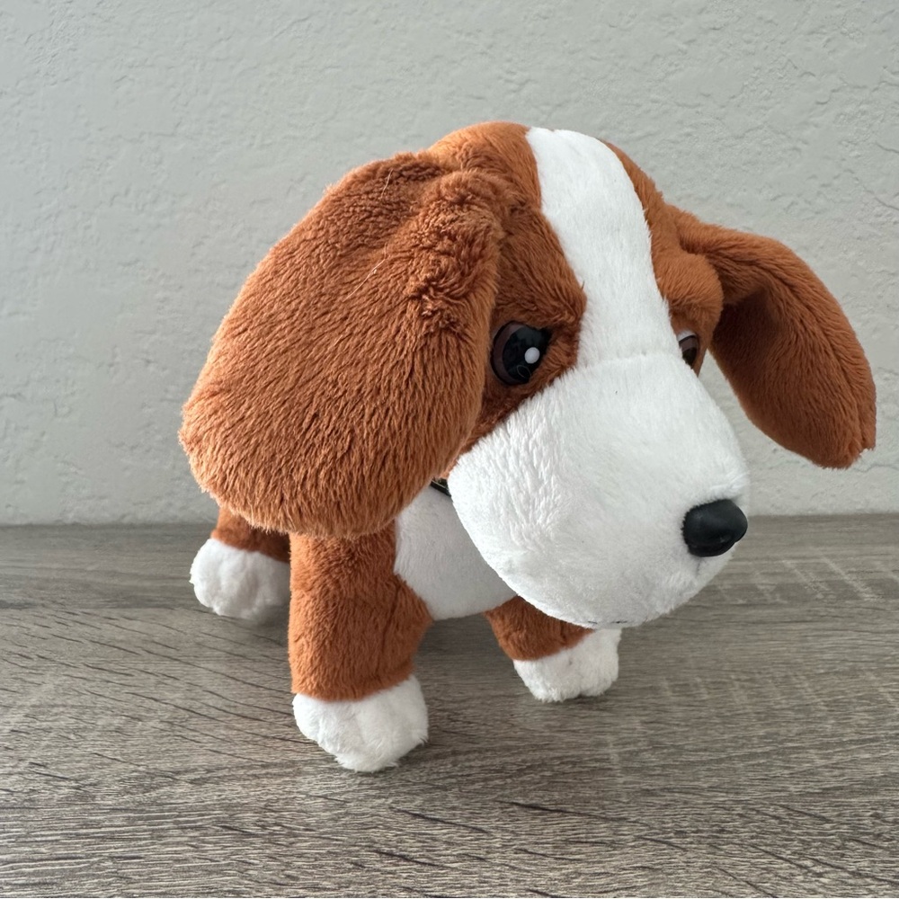 Our Generation Battat Puppy 6” Pet Dog Basset Hound Plush with Posable Legs